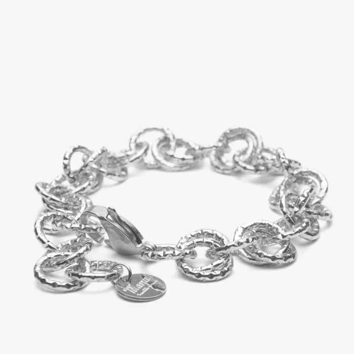 BRACCIALE RONDELLA CATENA SATINATO