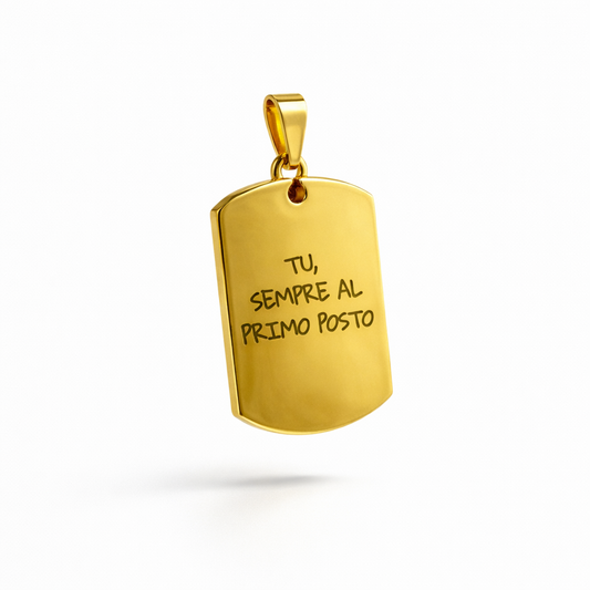 CIONDOLO "TU, SEMPRE AL PRIMO POSTO"