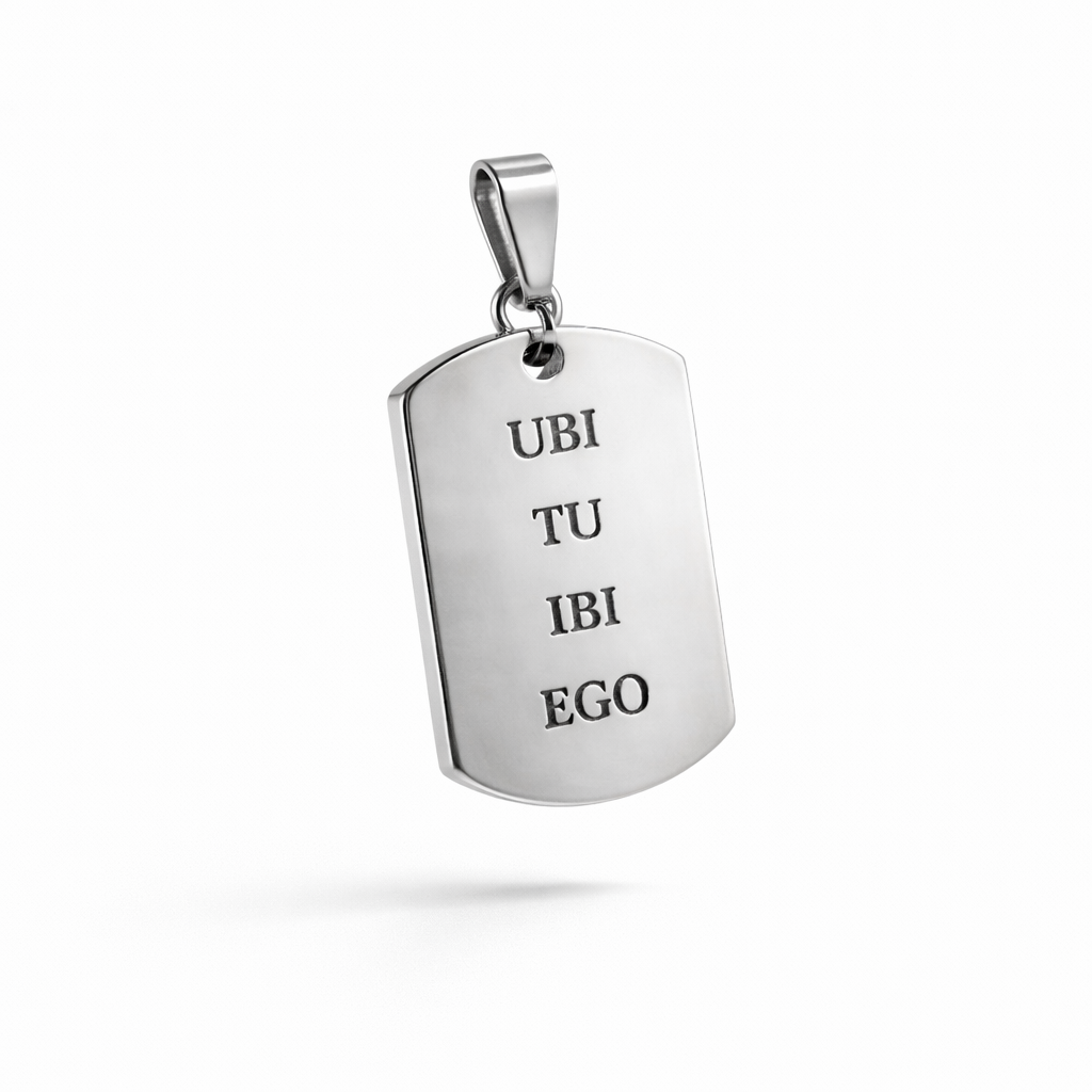 CIONDOLO "UBI TU IBI EGO"