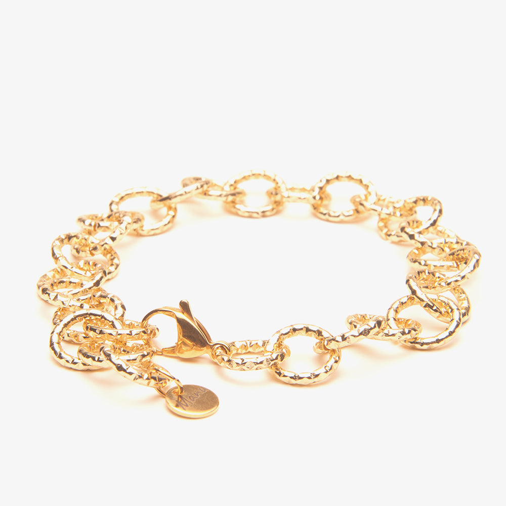 BRACCIALE RONDELLE BASIC 9MM SATINATA